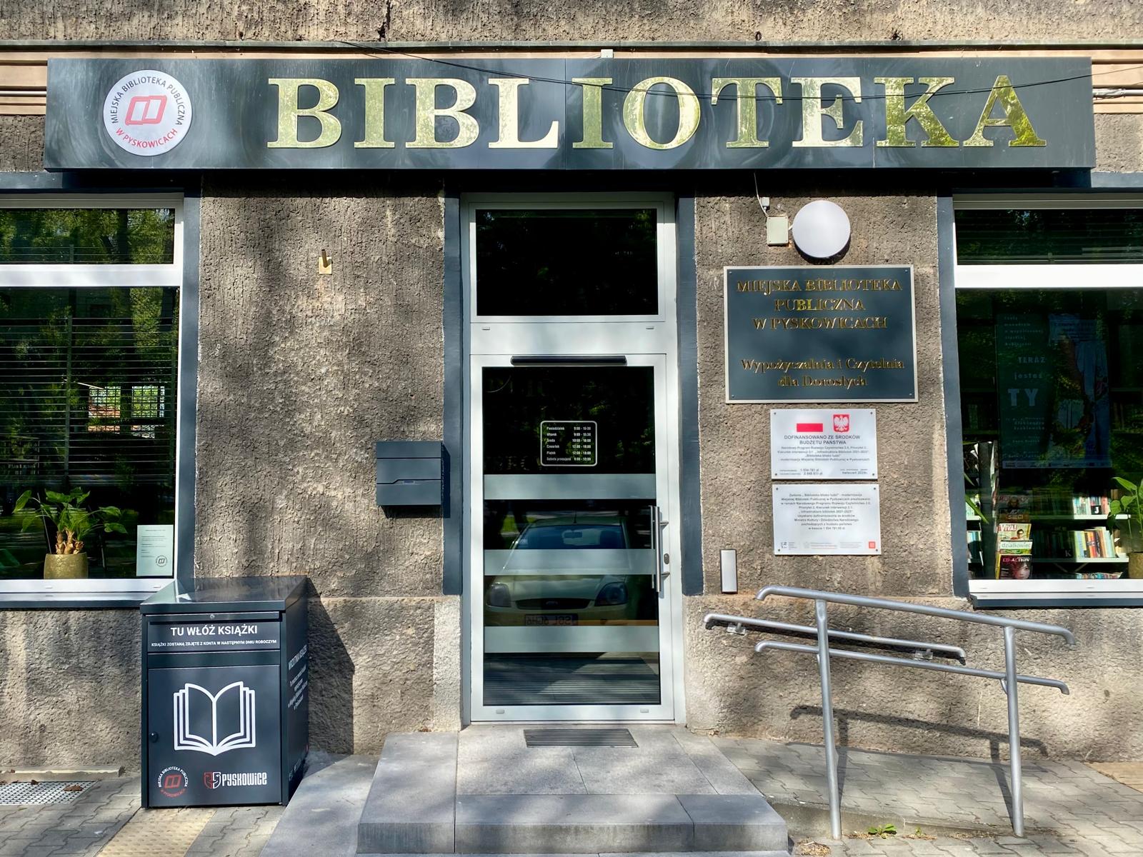 Front biblioteki