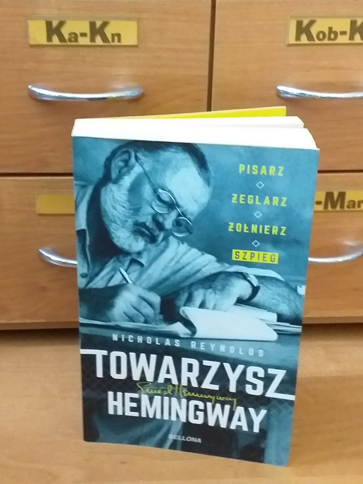 Okładka Towarzysz Hemingway